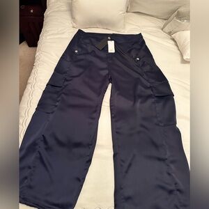 KENDALL + KYLIE CARGO SATIN PANTS